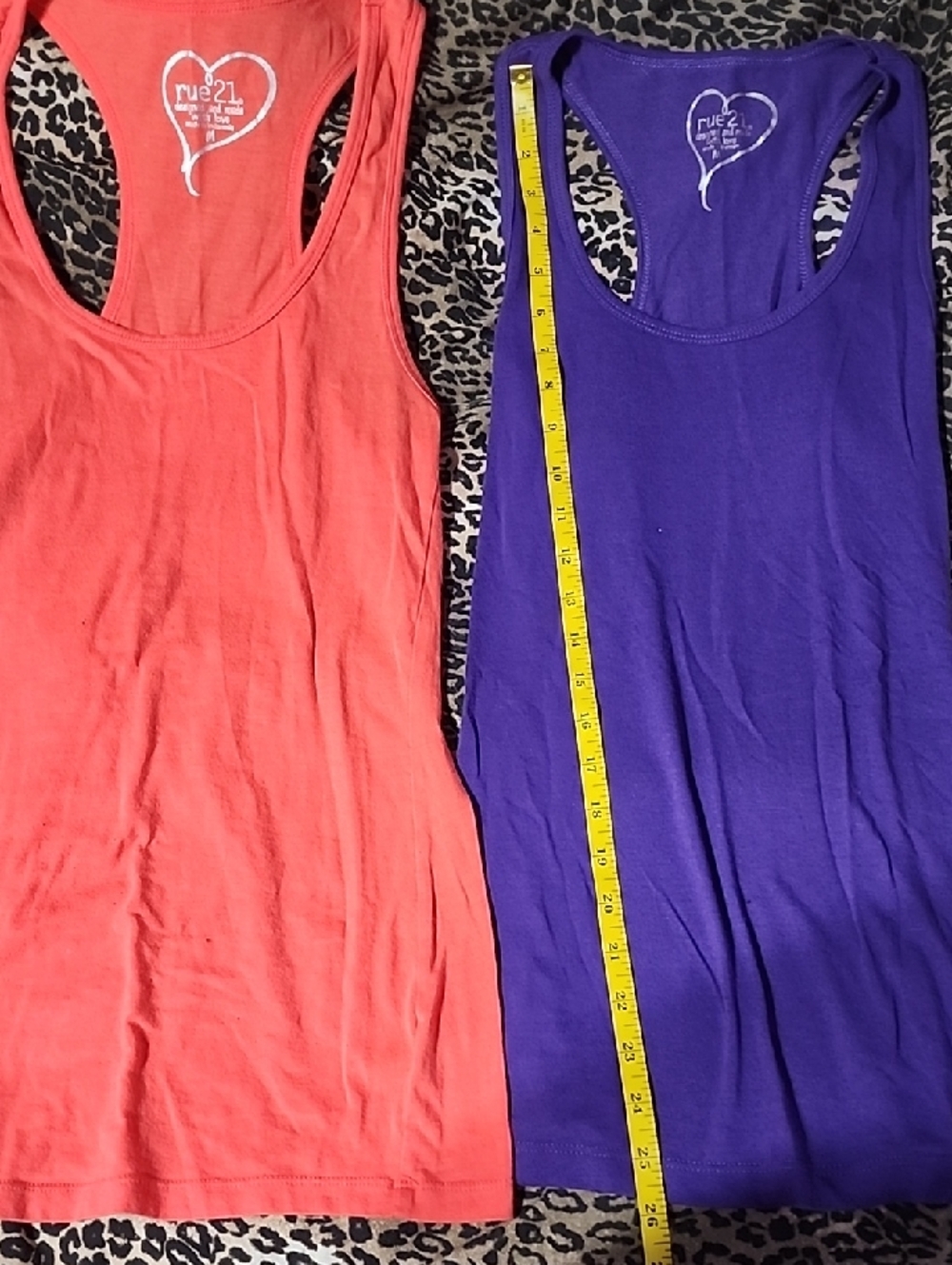 Pink And Purple Tank Top Set